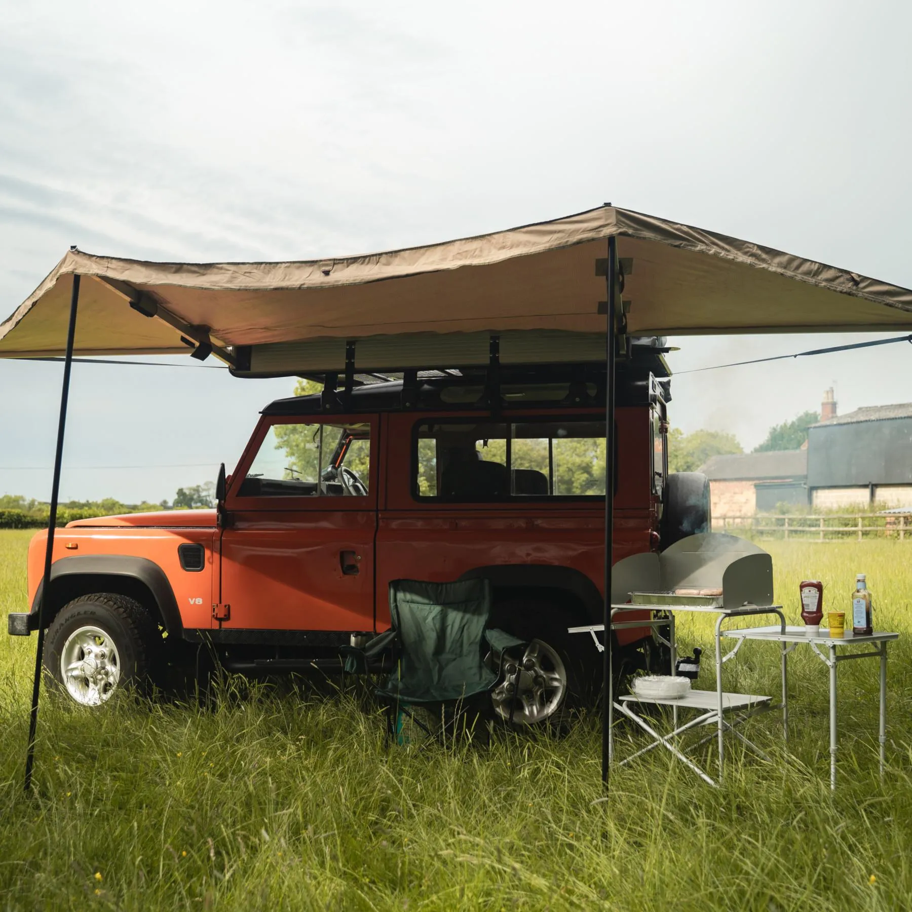 180-Degree Expedition Foldout Vehicle Camping Side Awning