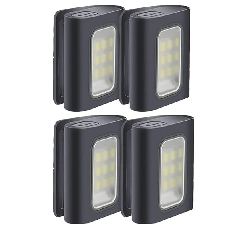 200 Lumens Clip-On Night Running Light Rechargeable 2 Pack