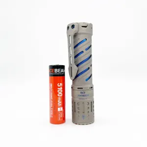 Acebeam E70-Titanium 4000 Lumen EDC Flashlight 1 * 21700 USB-C Rechargeable Battery Included