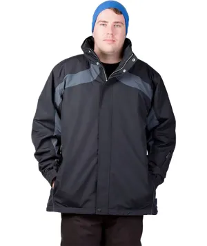 Aggress Treblecone Men's Plus Size Snow Jacket Black 7XL & 10XL