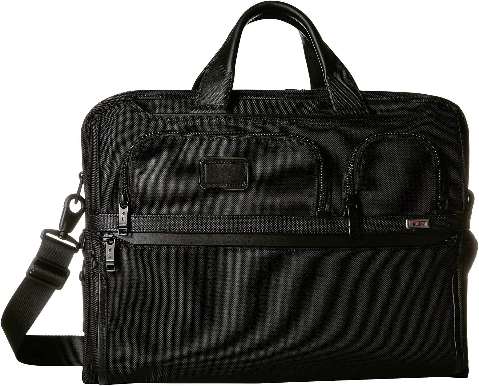 Alpha 3 Compact Large Screen Laptop Brief Tumi, black