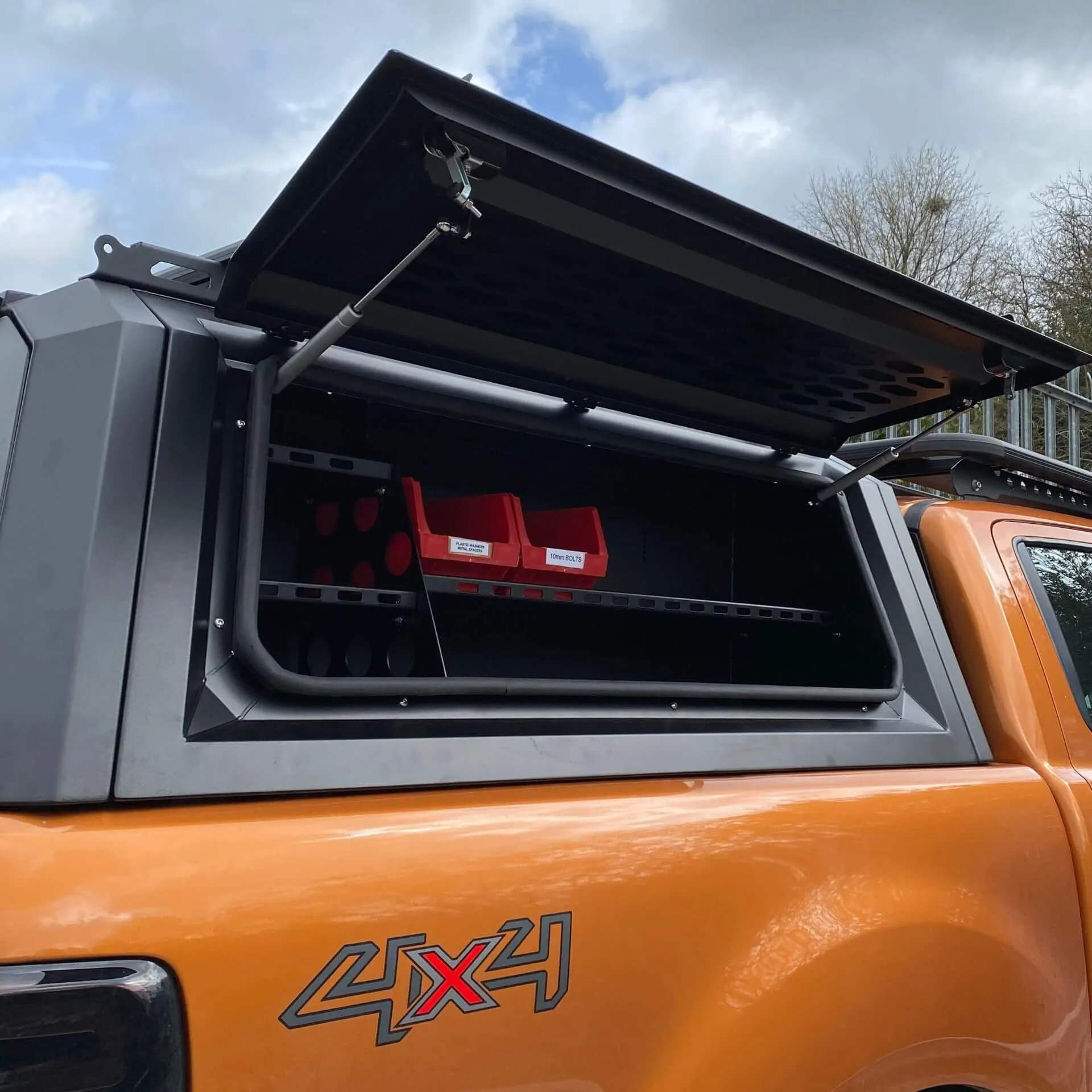 Aluminium Pickup Load Bed Canopy Shelf Insert for the Toyota Hilux 2016 