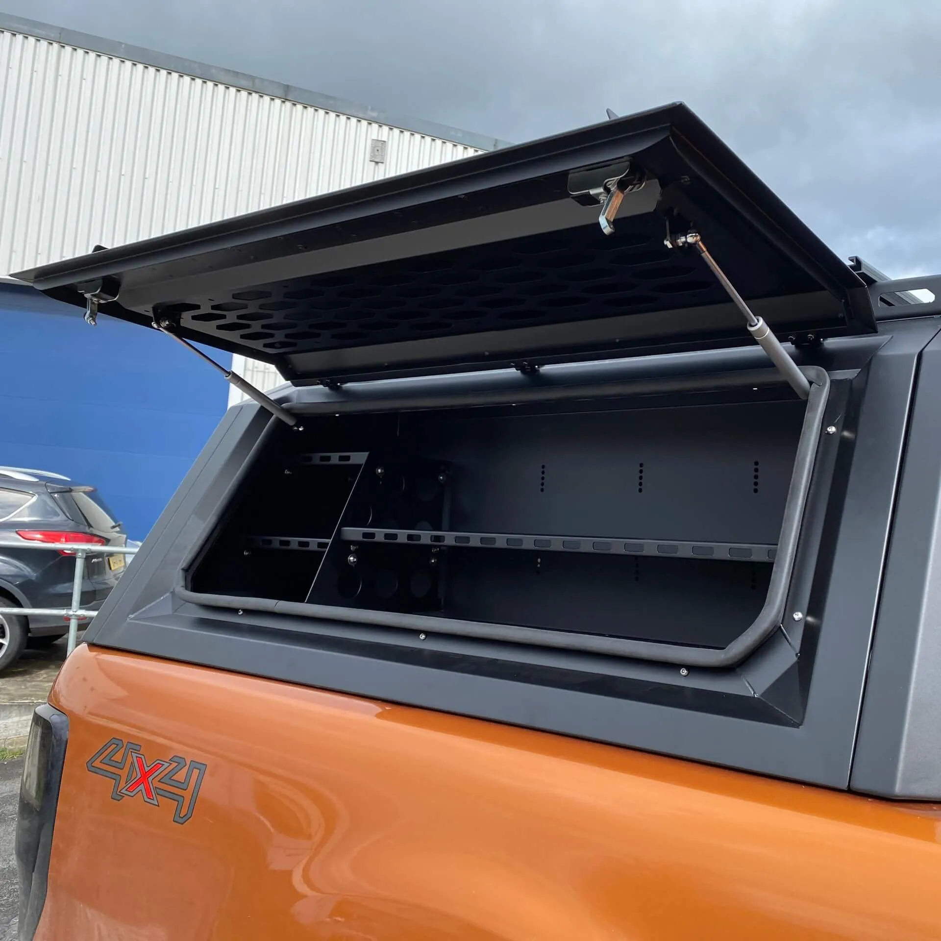 Aluminium Pickup Load Bed Canopy Shelf Insert for the Toyota Hilux 2016 