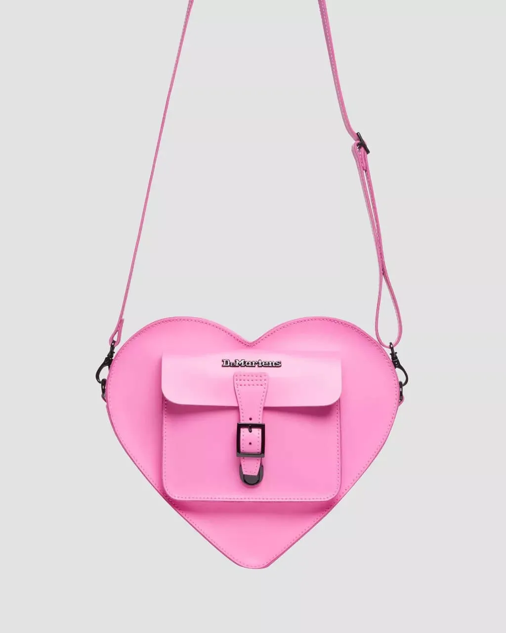 Backpack Dr. Martens Heart Shaped Leather, pink