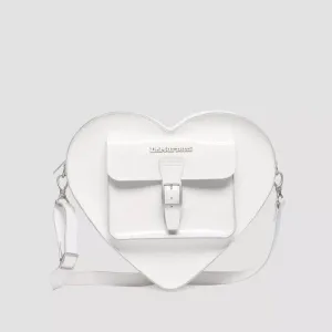 Backpack Dr. Martens Heart Shaped Leather, white