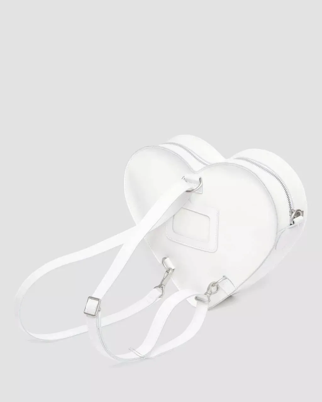 Backpack Dr. Martens Heart Shaped Leather, white