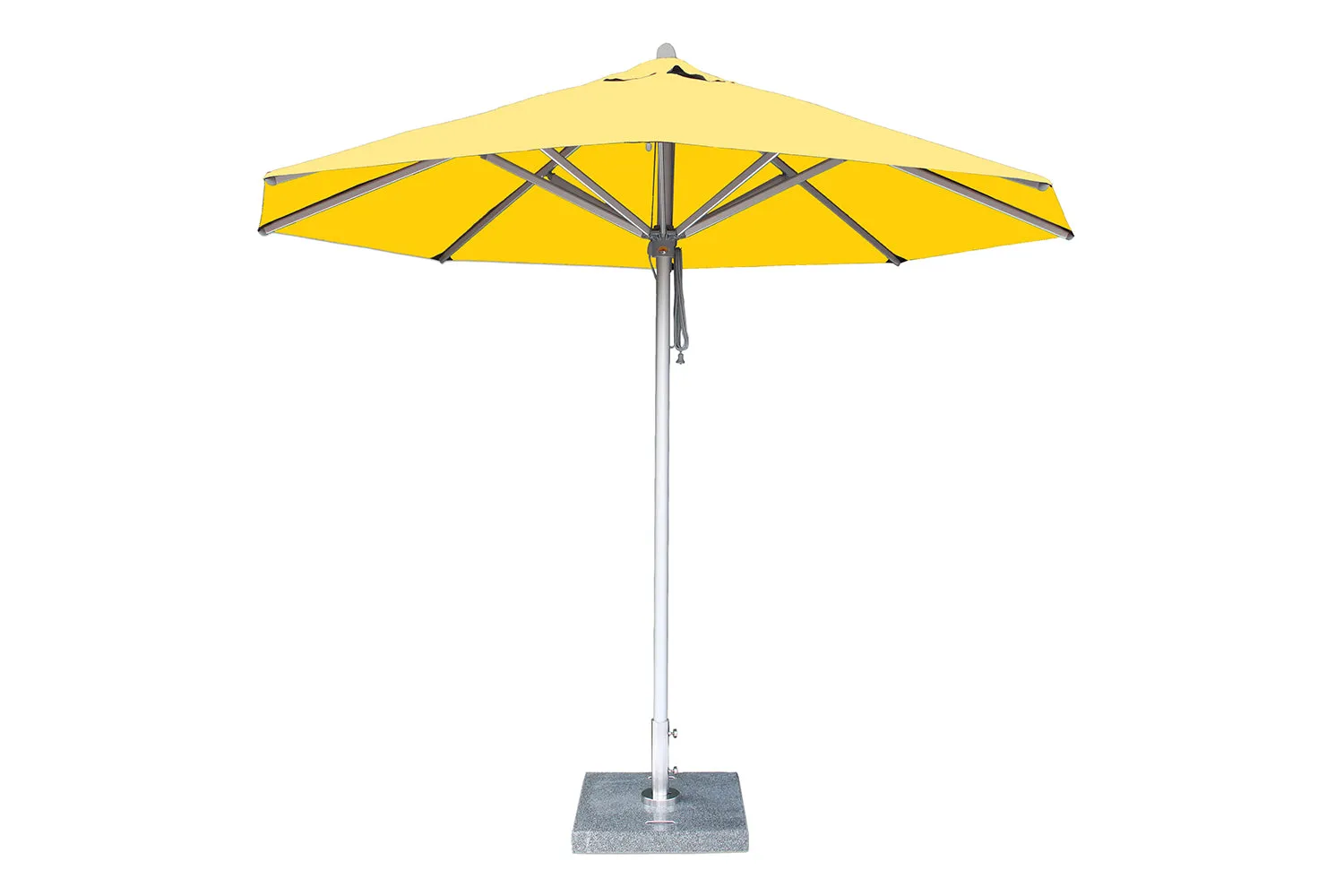 Bambrella Round Hurricane Aluminum Pulley Lift No Tilt Umbrella