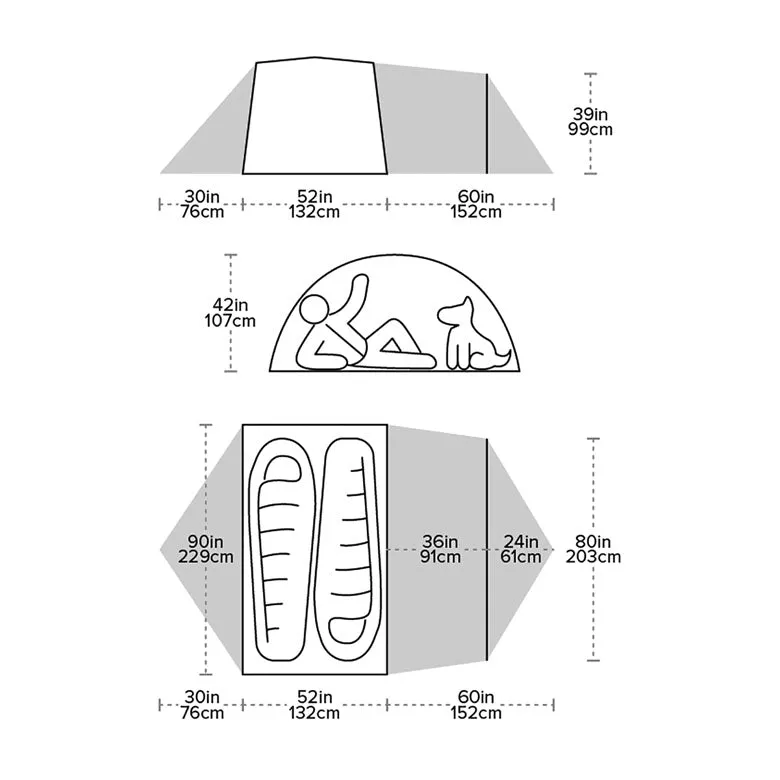 Big Agnes Blacktail Hotel 2 Bikepacking Tent