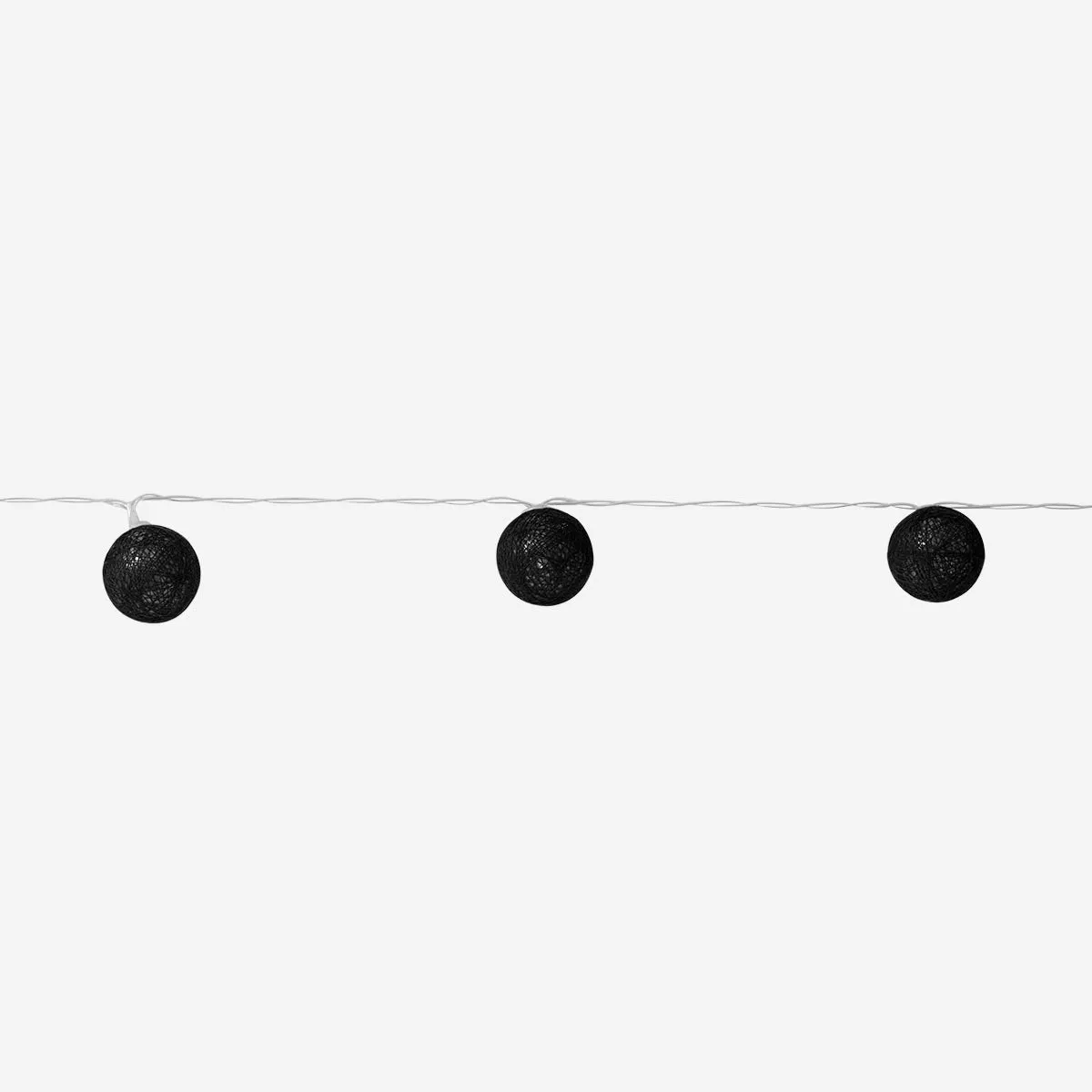 Black Ball String Lights - 435 cm