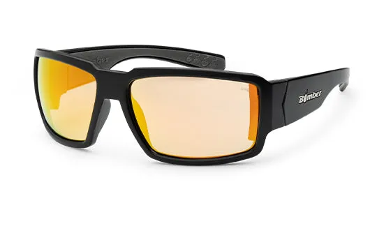 BOOGIE Safety - Photochromic Fire Red Orange Mirror