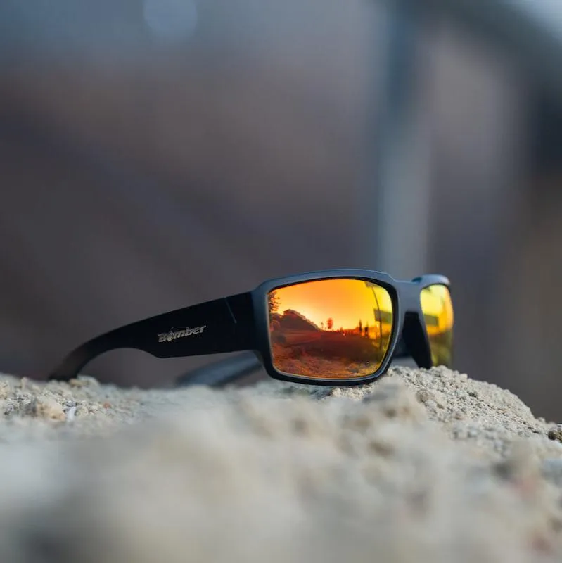 BOOGIE Safety - Photochromic Fire Red Orange Mirror