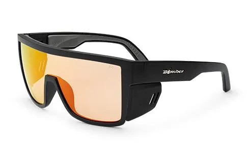 BUZZ Bomb Safety - Photochromic Fire Red Orange Mirror