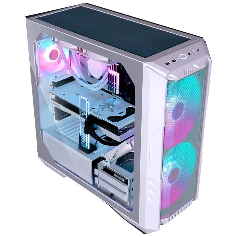 Case Cooler Master HAF 500, Mid Tower, white