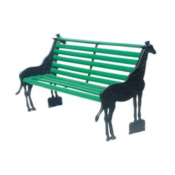 Cast Alluminum Outdoor Furniture -Garden Bench - Horse