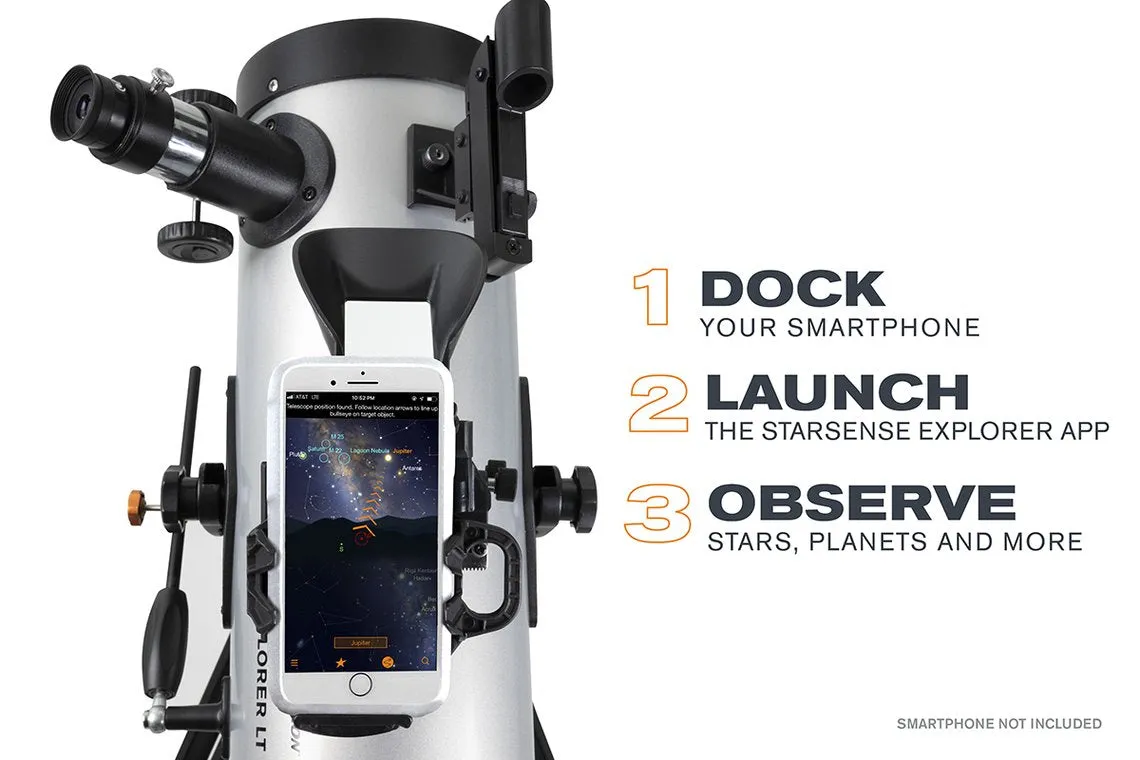 Celestron StarSense Explorer LT 114AZ - Smartphone app-enabled newtonian reflector telescope