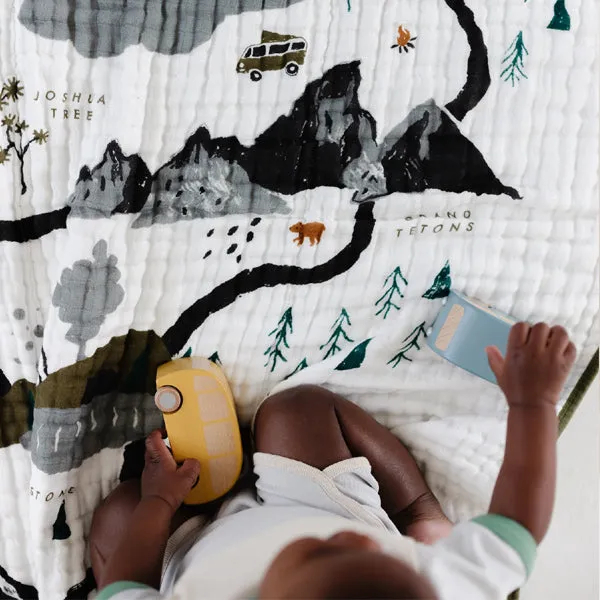 Clementine Kids Reversible Quilt - National Parks