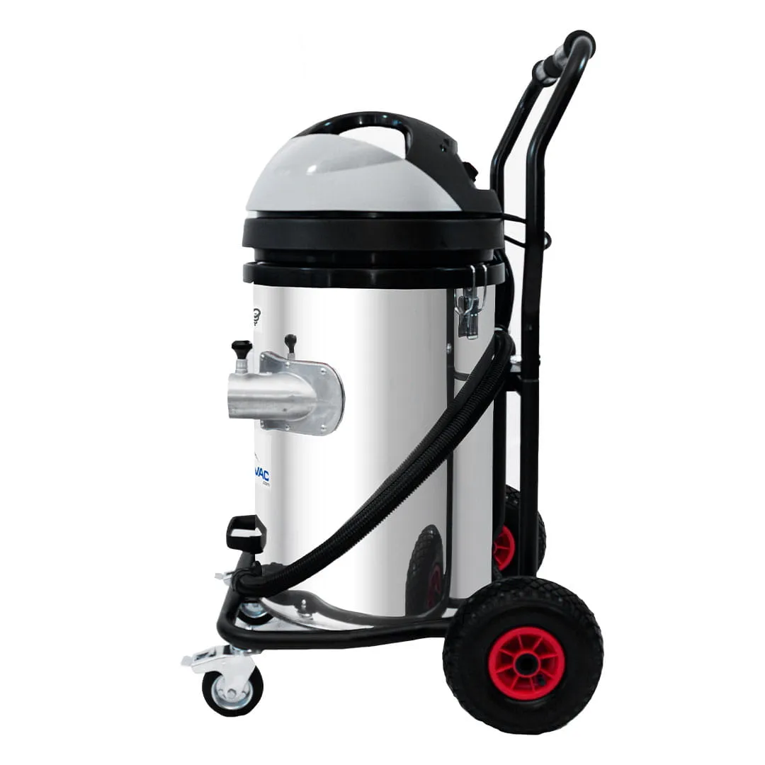 Cyclone II 3600W Stainless Steel 20 Gallon Gutter Vacuum with 20 Foot Aluminum Poles and Bag