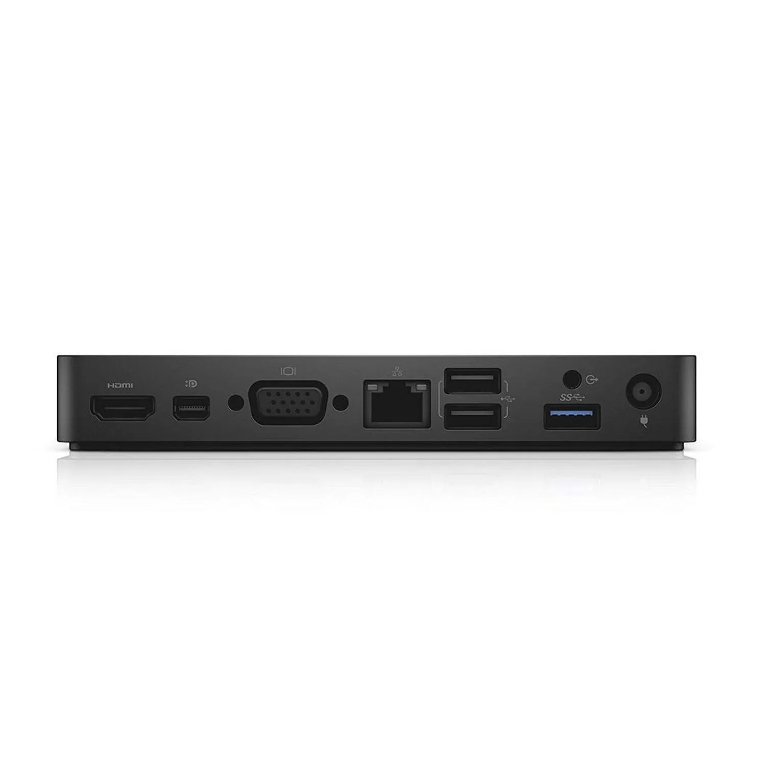 Dell Black DOCK-180W WD15 Monitor Dock 4K with 180W Adapter, USB-C, (450-AEUO, 7FJ4J, 4W2HW)