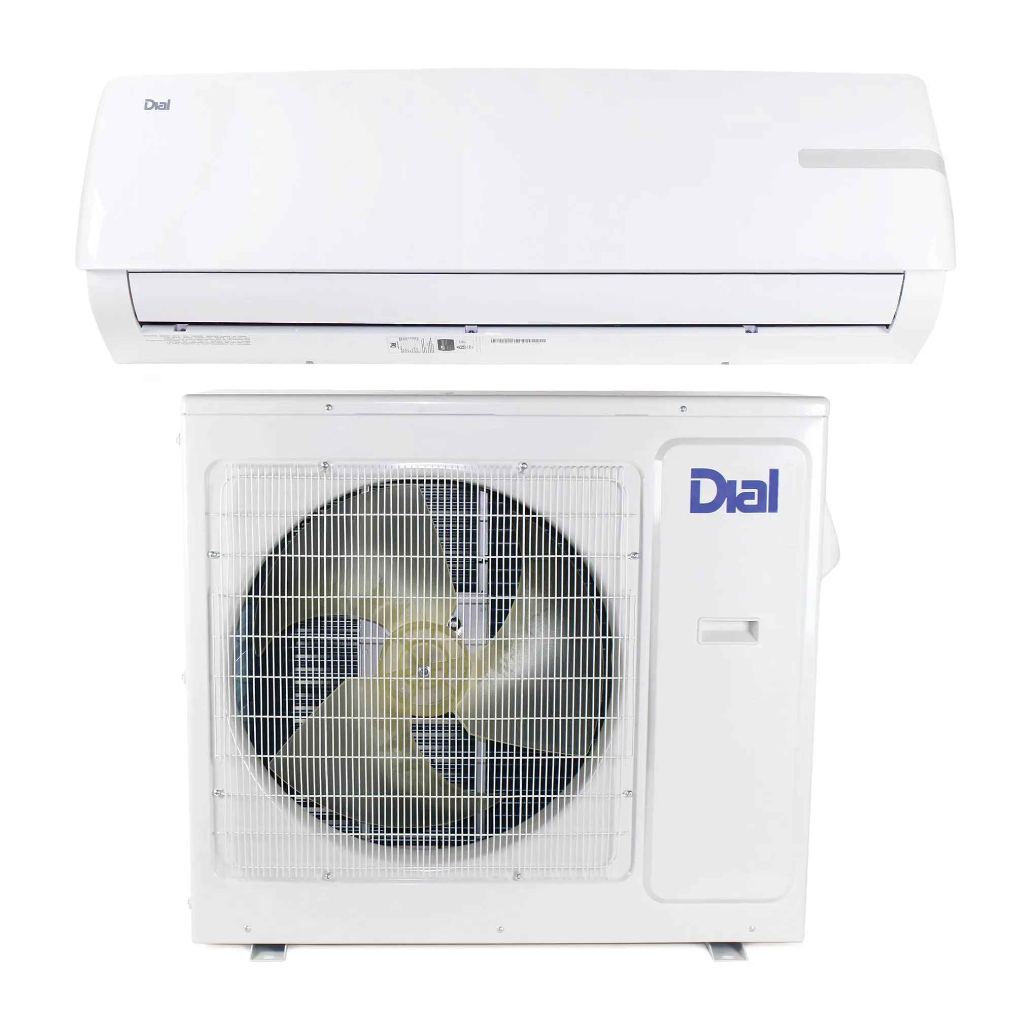 Dial Manufacturing 80500 - 23,000BTU, (2 Ton), 20.5 SEER2, 230V Single Zone, Wall Mounted Indoor Unit - Mini-Split System (Must Ship Ltl-Freight) (Call for Sizing)