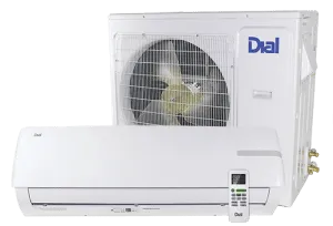 Dial Manufacturing 80500 - 23,000BTU, (2 Ton), 20.5 SEER2, 230V Single Zone, Wall Mounted Indoor Unit - Mini-Split System (Must Ship Ltl-Freight) (Call for Sizing)