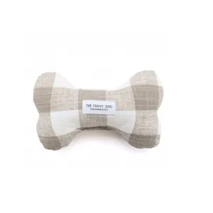 DOG BONE SQUEAKY TOY (STONE)