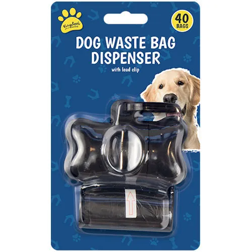 Dog Poo Bag Dispenser - 40 Bags Convenient and Hygienic Waste Management Solution