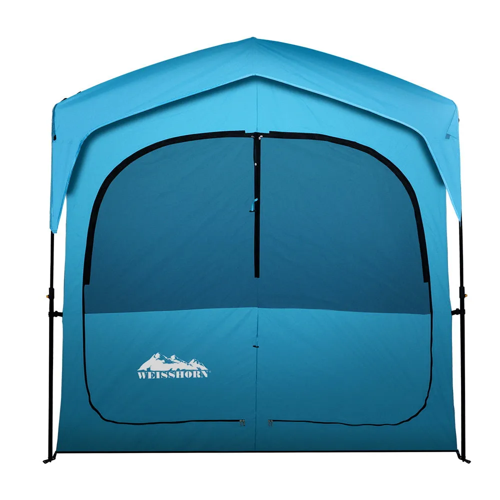 Double Shower Toilet Tent w/ Storage & Carry Bag, Weisshorn