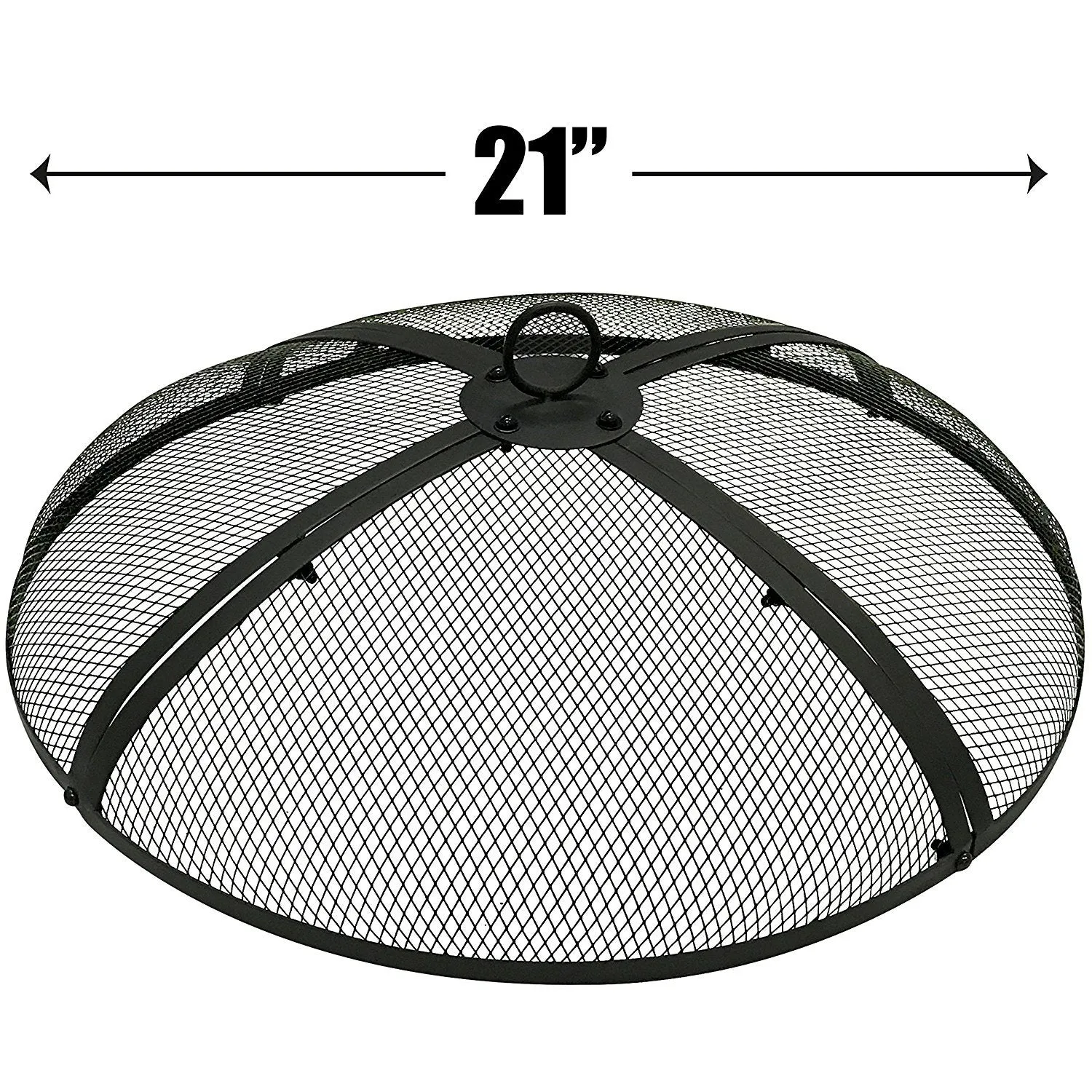 EasyGo 36 INCH ROUND FIRE SCREEN &ndash; FIRE PIT COVER &ndash; FIRE SCREEN PROTECTOR