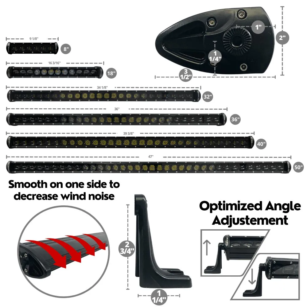 Extreme LED - 18" Extreme Stealth 60W Combo Beam LED Light Bar