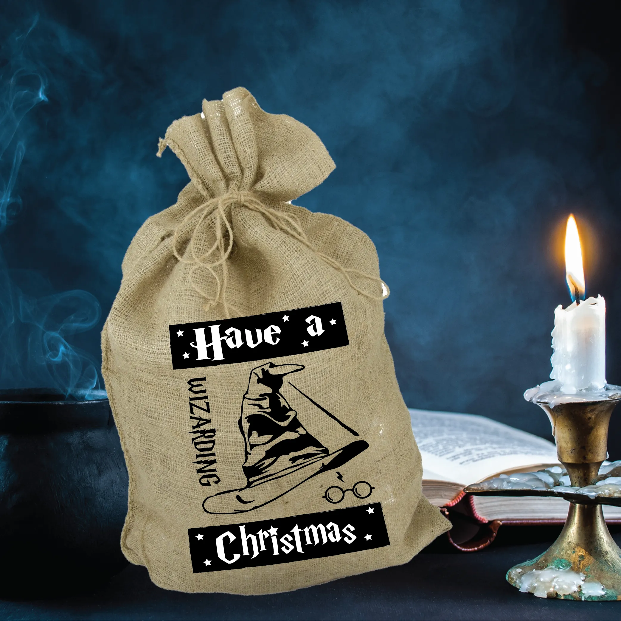 Have a Wizarding Christmas Santa Sack