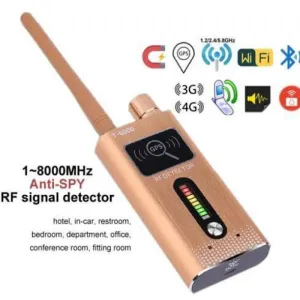 High Sensitivity Portable Wireless Signal Detector for Wireless Cam USIM Card Hi-Speed GPS Locator