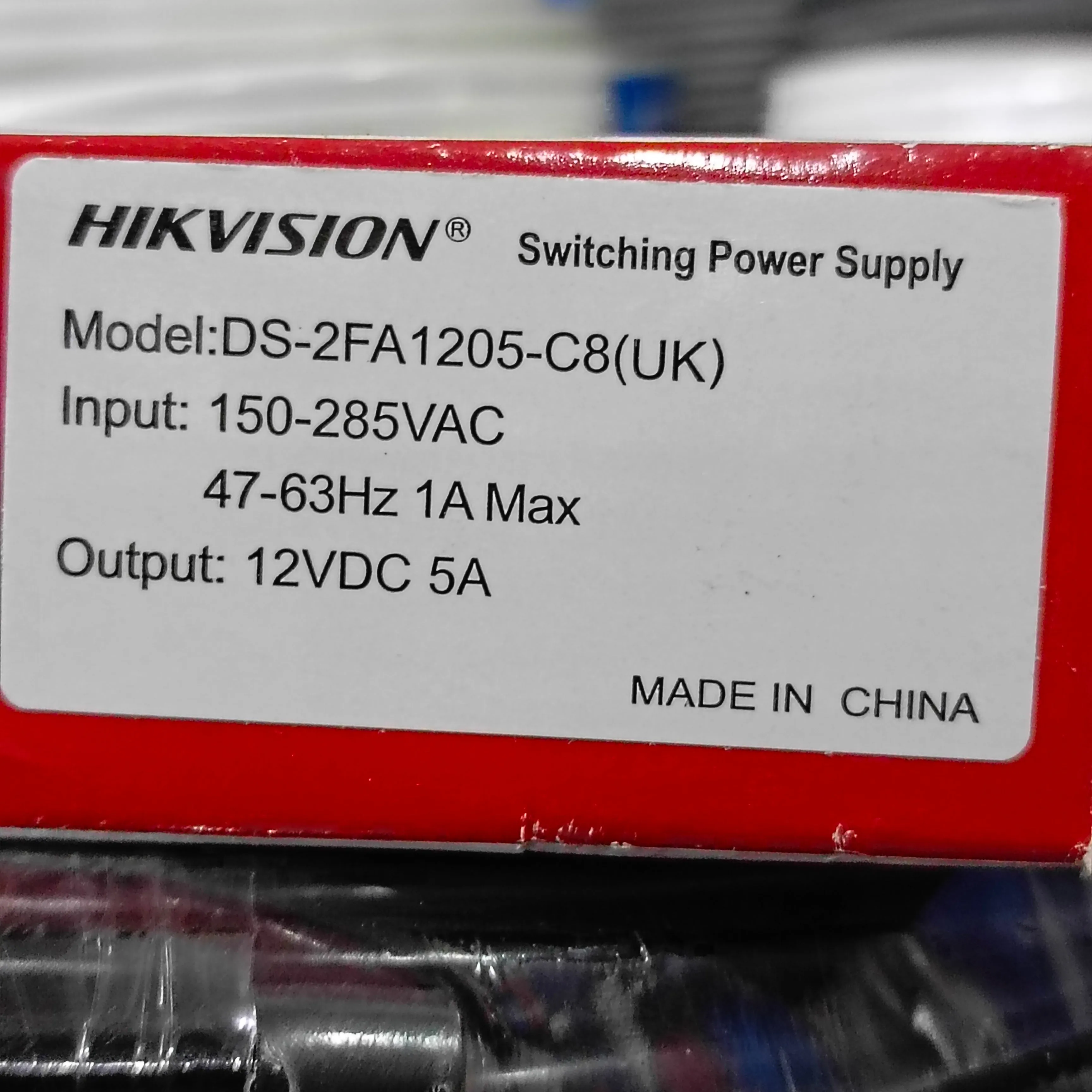 HIKVISION 8-Channel CCTV Switching Power Supply - Brand New