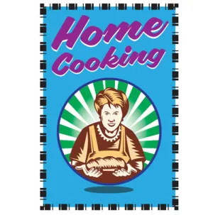 Home Cooking Retail Store Food Sign