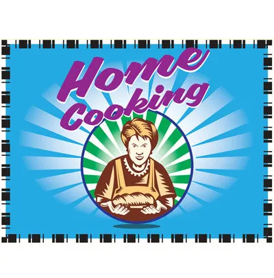 Home Cooking Retail Store Food Sign