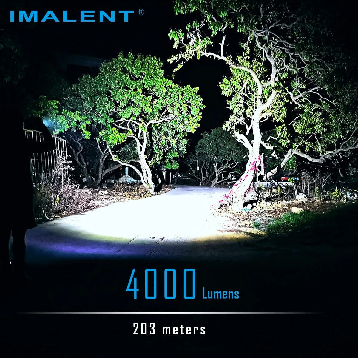 Imalent LD70 4000 Lumen Rechargeable EDC Flashlight - Blue