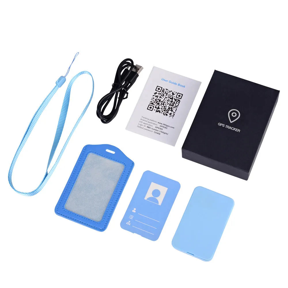 Smart 3G GPS Tracker in ID Card Shape with Automatic Voice Recording, Precise Location Tracking, SOS, Dual Calling, and Free Web & Mobile App