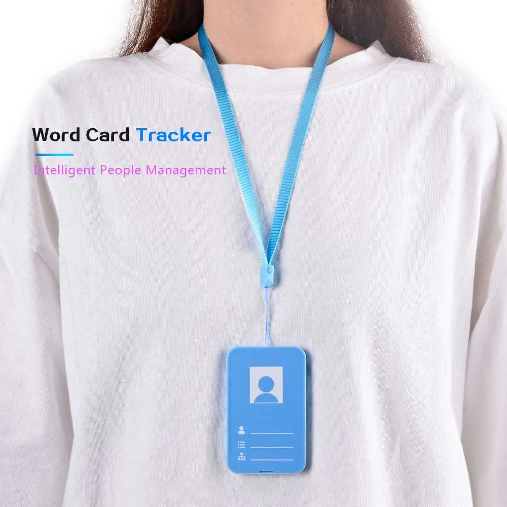 Smart 3G GPS Tracker in ID Card Shape with Automatic Voice Recording, Precise Location Tracking, SOS, Dual Calling, and Free Web & Mobile App