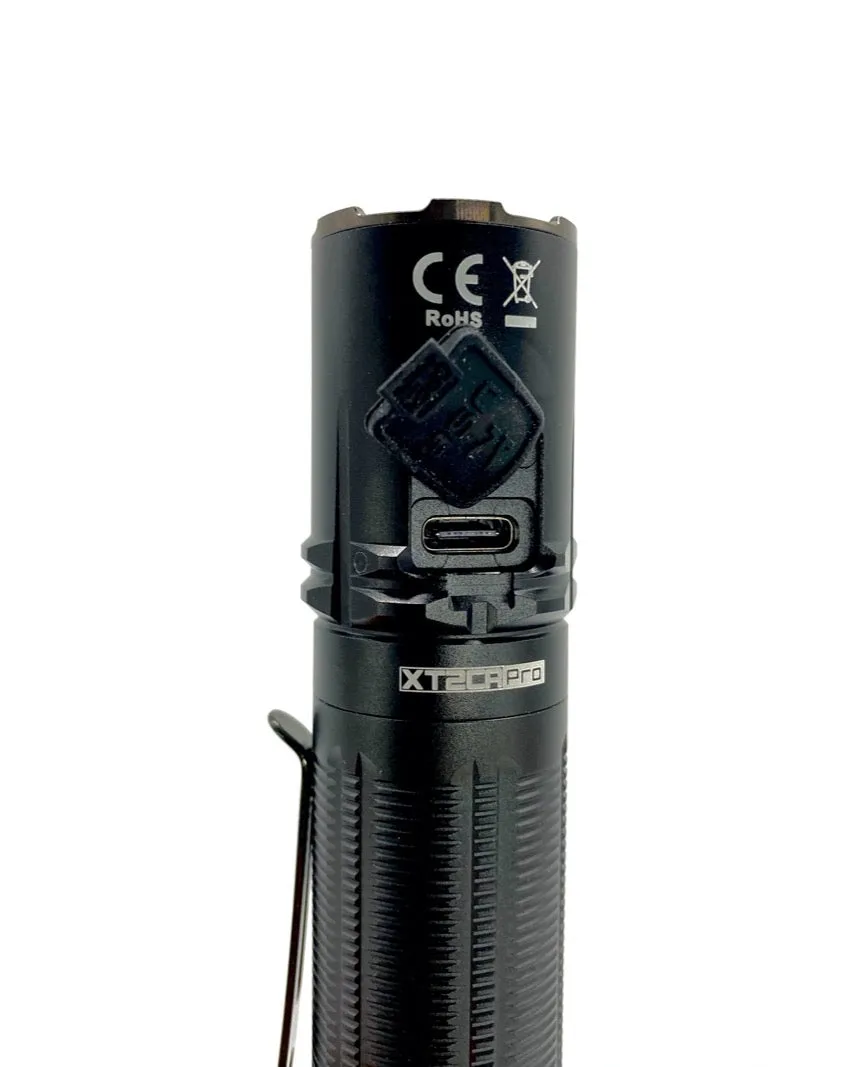 Klarus XT2CR Pro 2100 Lumen Type-C Rechargeable Compact Tactical Flashlight 1 * 18650 Battery