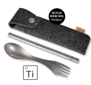 Light My Fire Spork´n Straw Kit Titanium