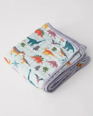 Little Unicorn - Muslin Blanket Quilt - Embroidosaurus