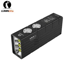 Lumintop Moonbox 10000 Lumen USB-C Rechargeable LED Flashlight Built-In 4800mAh Batter - Black/Green/Silver