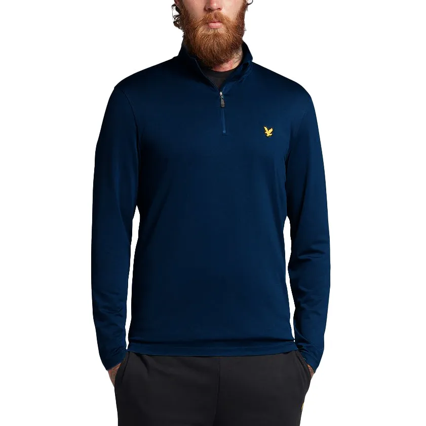 Lyle & Scott Golf Stretch Midlayer - Navy