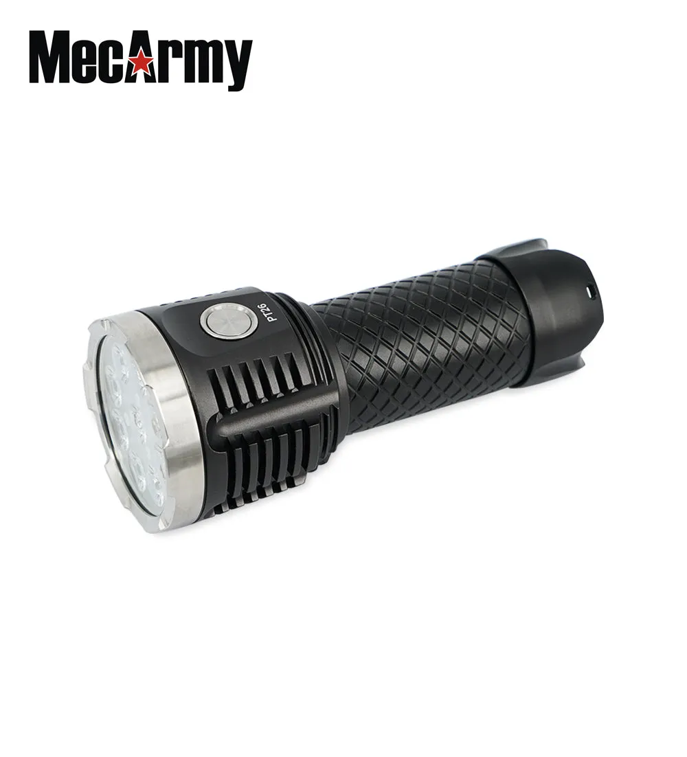 MecArmy PT26 3850 Lumen Handheld Flashlight 1 x 26650 CREE XP-G2 S4 LED Flashlight