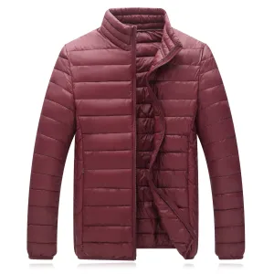 Men's Lightweight Water-Resistant Packable Down Jacket