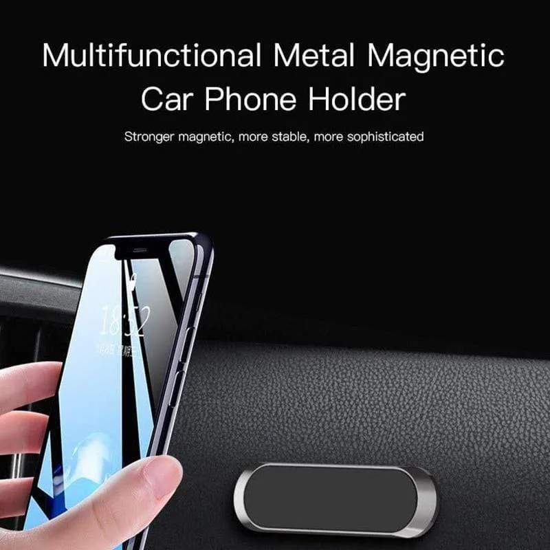 Mini Magnetic Car Mount Phone Holder sticker Mobile Phone Stand Mount for iPhone 11 XS X Samsung S10  Xiaomi Huawei