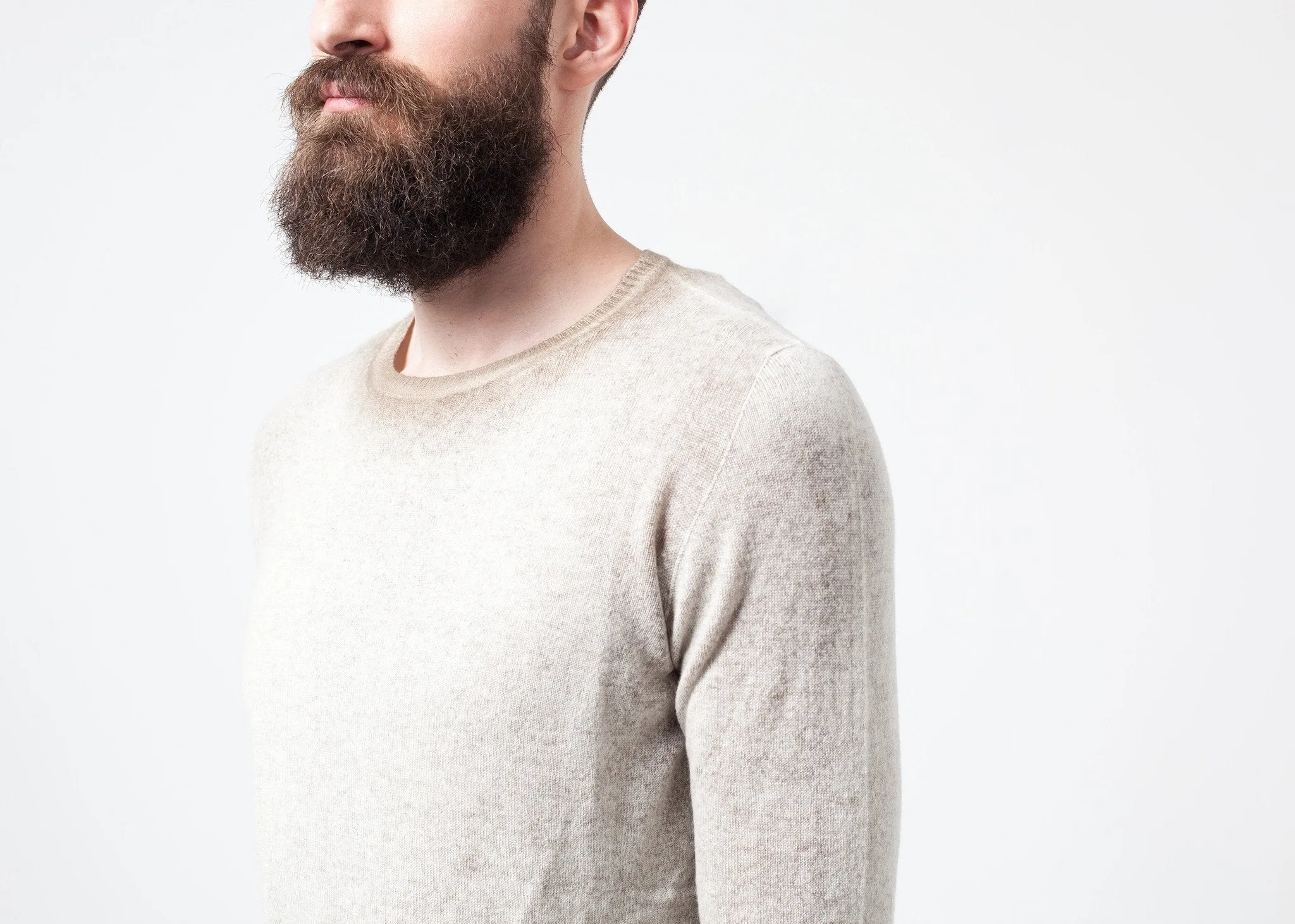 Mottled Cashmere Crewneck