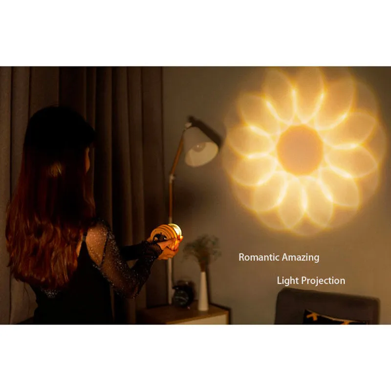 Natural Dandelion Flower Night Light Wood Base Preserved Flower Rechargeable LED Table Lamp Hot Gift