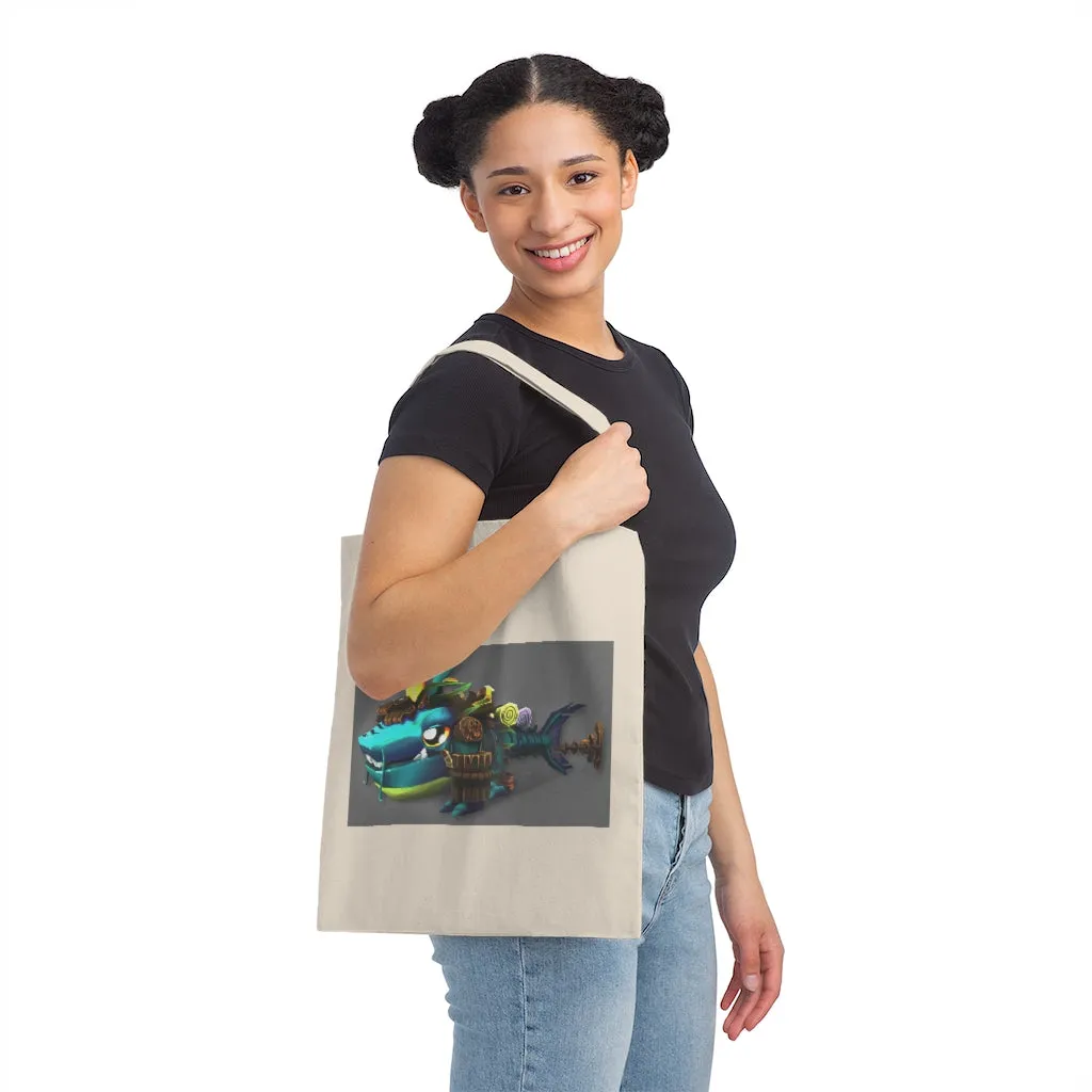 Nibblers the Misfit Shark Canvas Tote Bag