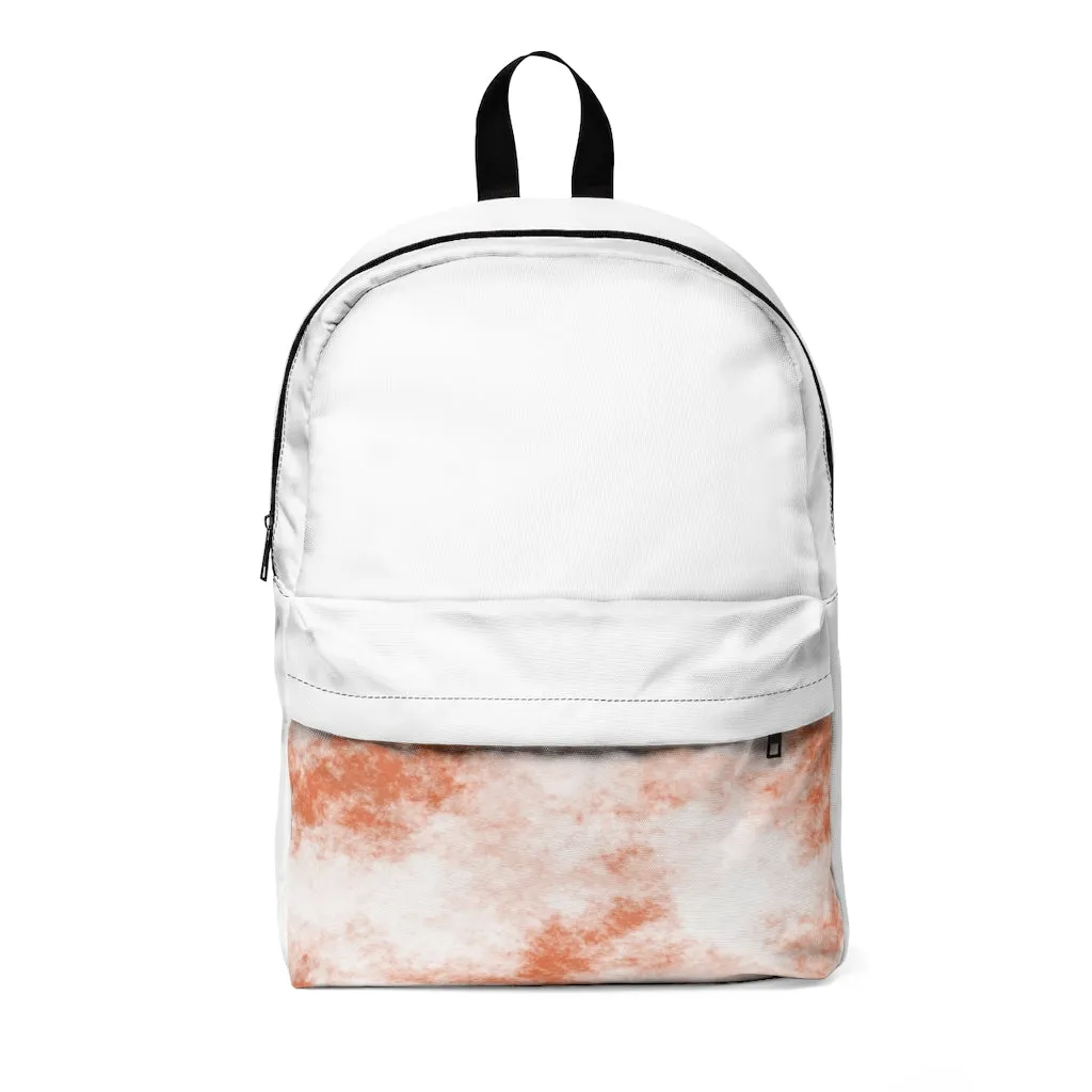 Orange Clouds Unisex Classic Backpack