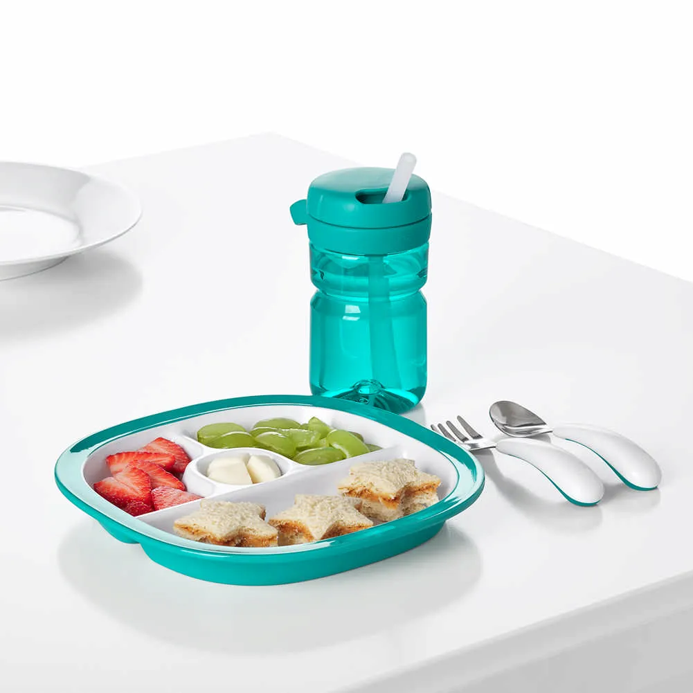 OXO Tot Fork and Spoon Set - Teal